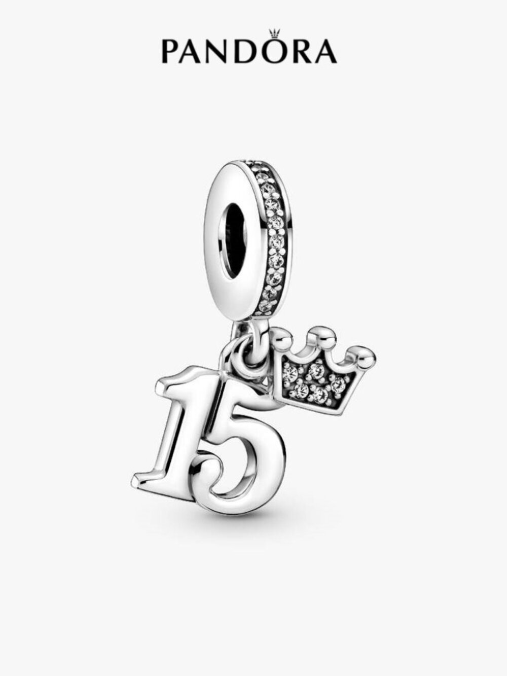 Pandora  15th Birthday Dangle Charm